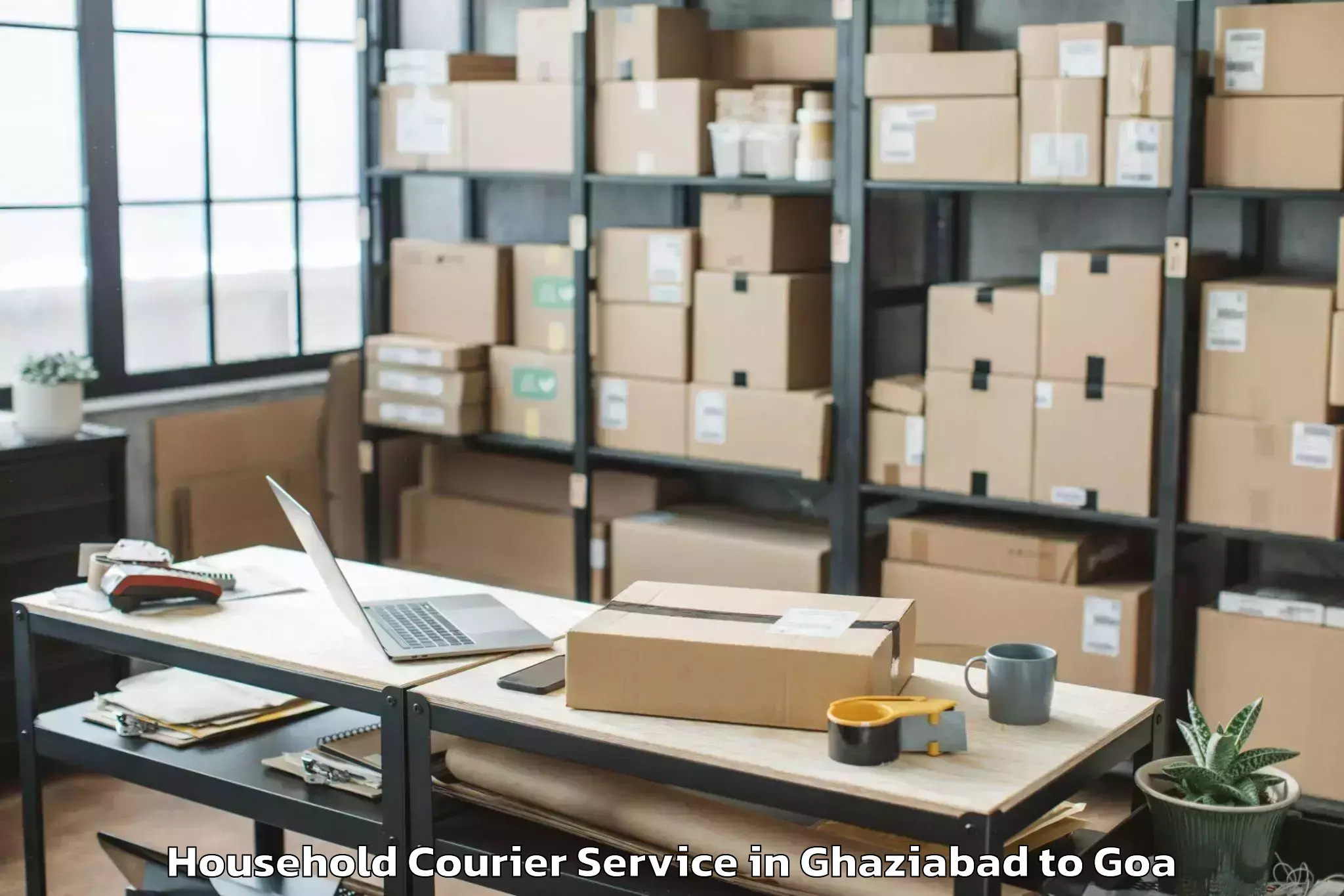 Affordable Ghaziabad to Siolim Household Courier